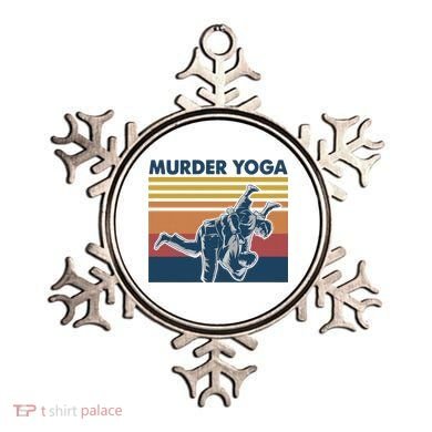 Retro Jiu Jitsu Murder Yoga Jiu Jitsu Murder Yoga Ornament