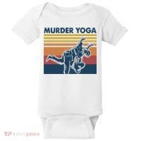 Retro Jiu Jitsu Murder Yoga Jiu Jitsu Murder Yoga Baby Bodysuit thumb 0