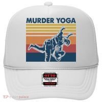 Retro Jiu Jitsu Murder Yoga Jiu Jitsu Murder Yoga Hat thumb 0