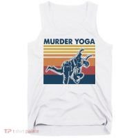 Retro Jiu Jitsu Murder Yoga Jiu Jitsu Murder Yoga Tank Top thumb 0
