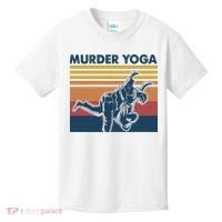 Retro Jiu Jitsu Murder Yoga Jiu Jitsu Murder Yoga Kids T-Shirt thumb 0
