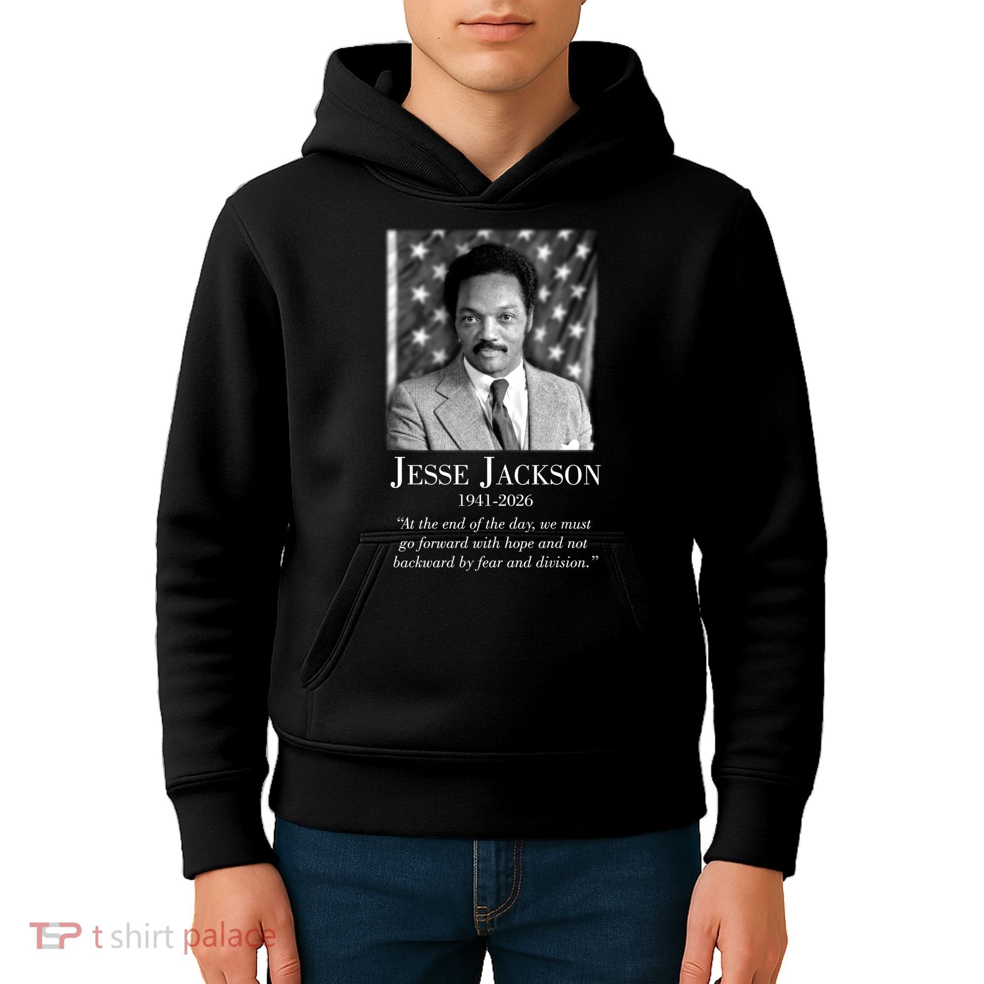 RIP Jesse Jackson 1941-2026 Quote Tribute Kids Hoodie