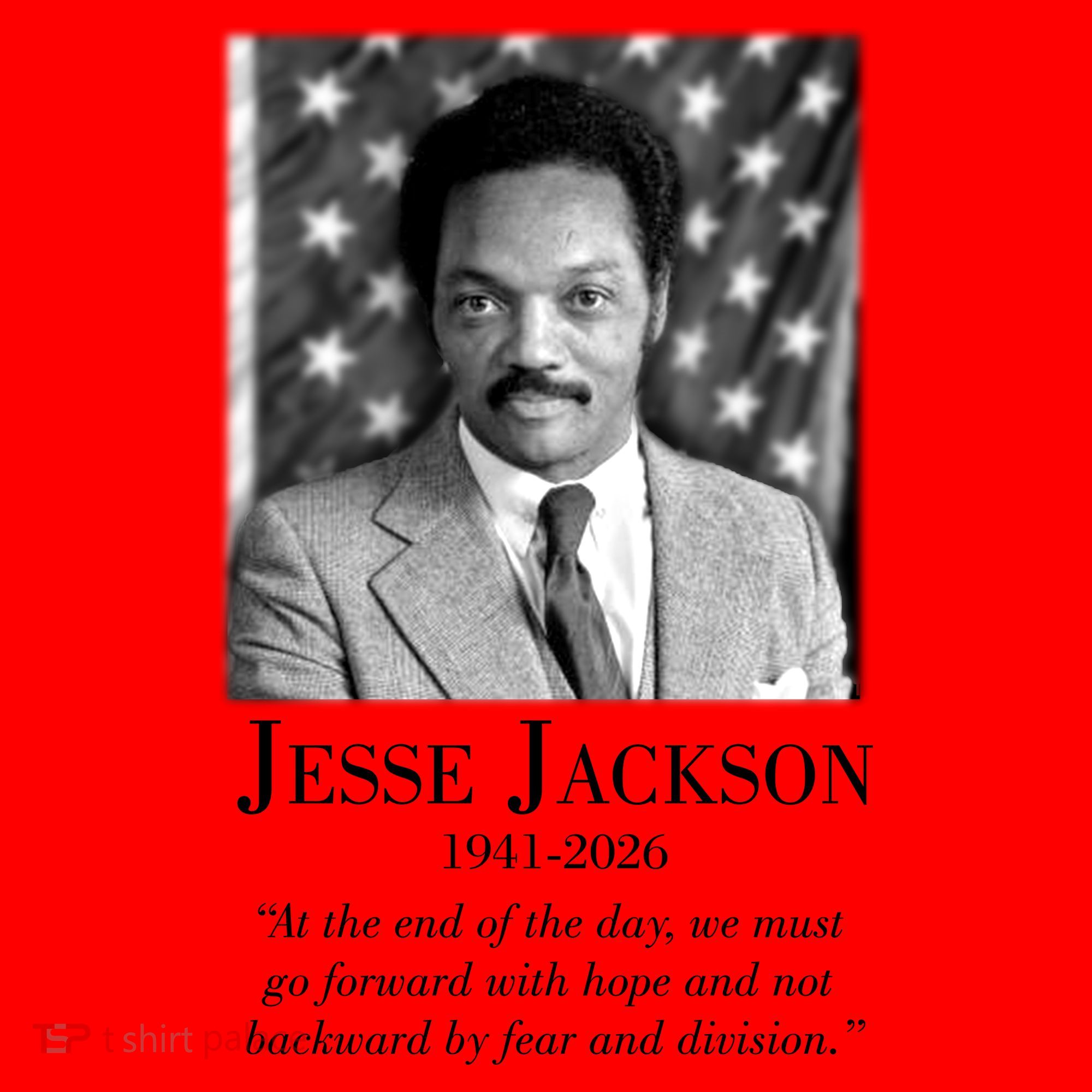 RIP Jesse Jackson 1941-2026 Quote Tribute Santa Hat