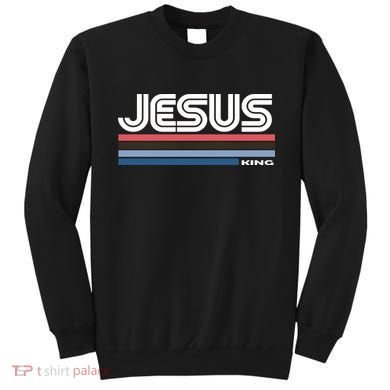 Retro Jesus King Sweatshirt
