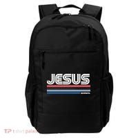Retro Jesus King Backpack thumb 0