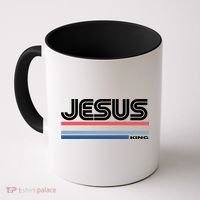 Retro Jesus King Coffee Mug thumb 0