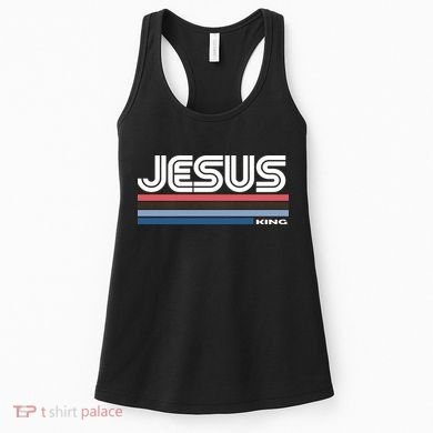 Retro Jesus King Women's Tank Top