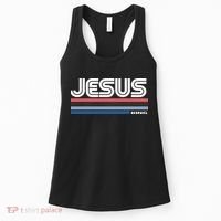 Retro Jesus King Women's Tank Top thumb 0