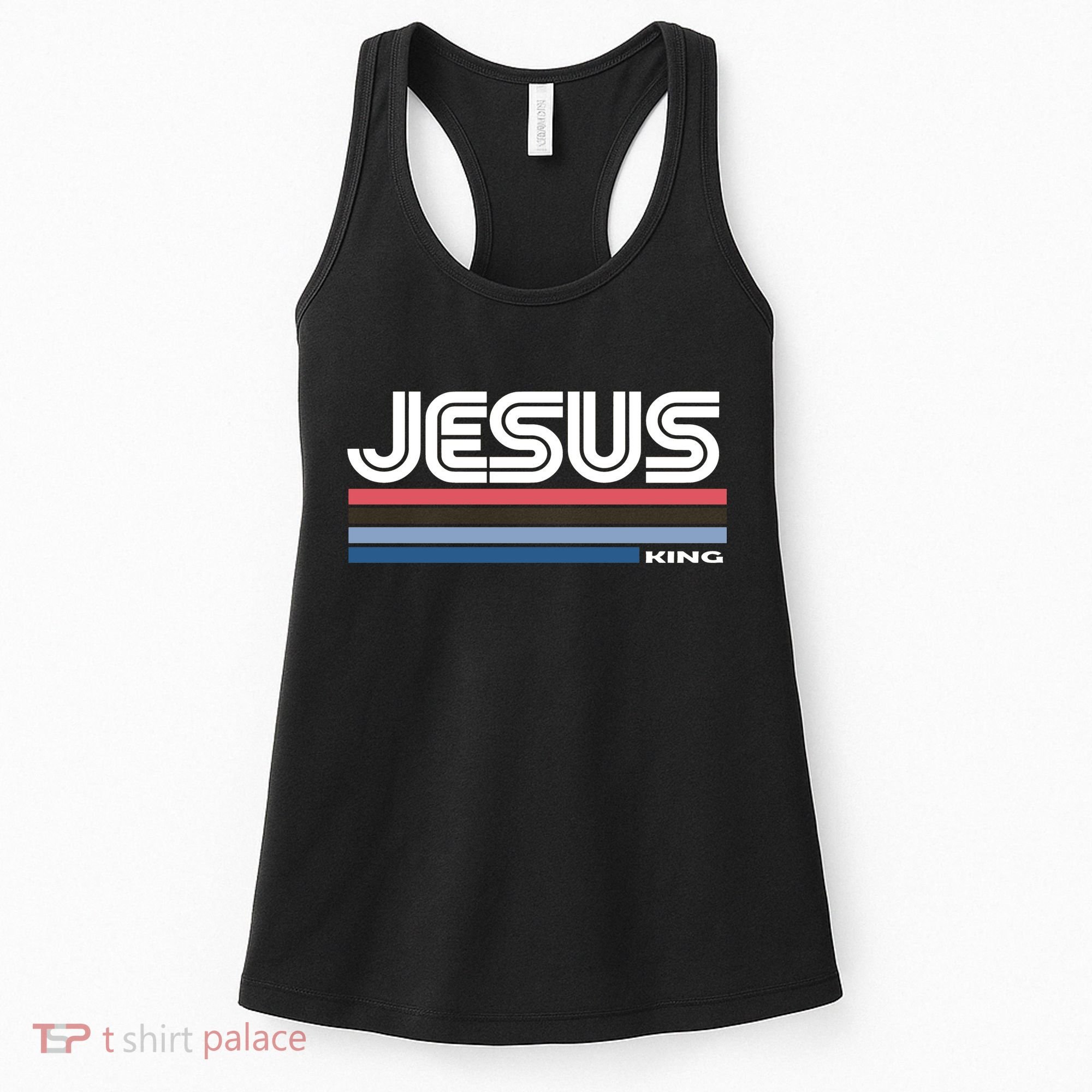 Retro Jesus King Women's Tank Top
