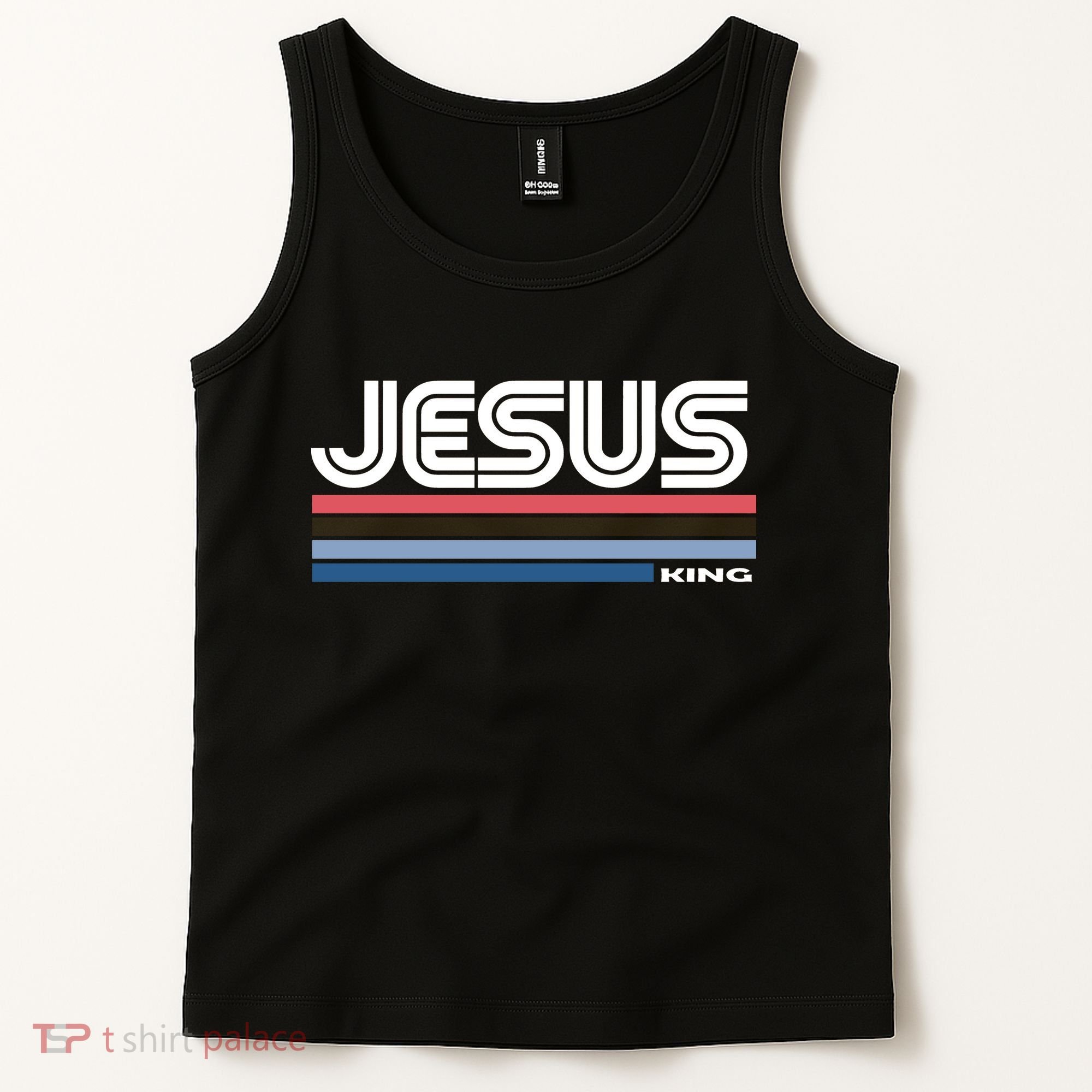 Retro Jesus King Tank Top
