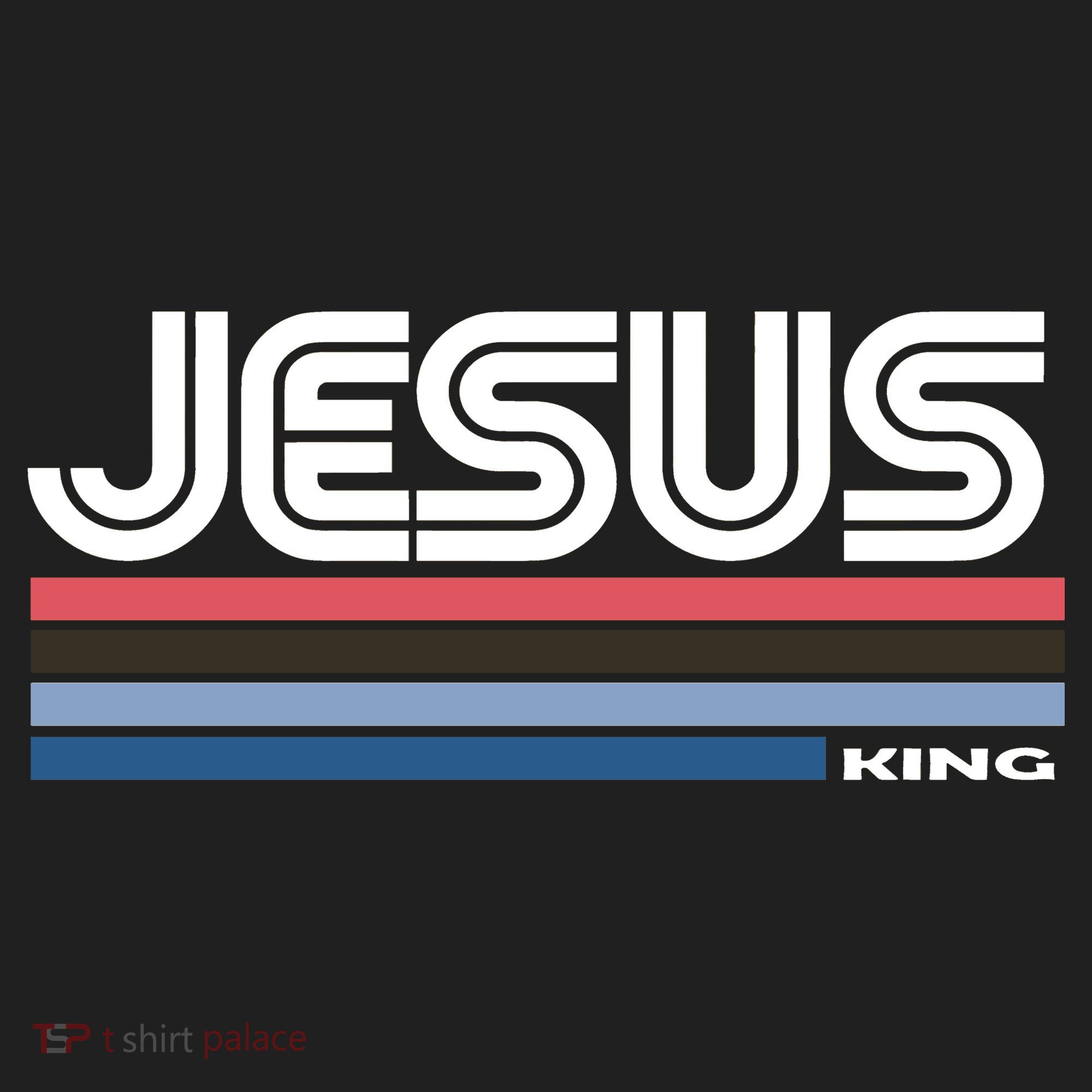Retro Jesus King Golf Towel