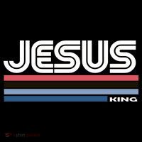 Retro Jesus King Kids Sweatshirt thumb 2
