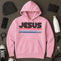 Retro Jesus King Hoodie thumb 3
