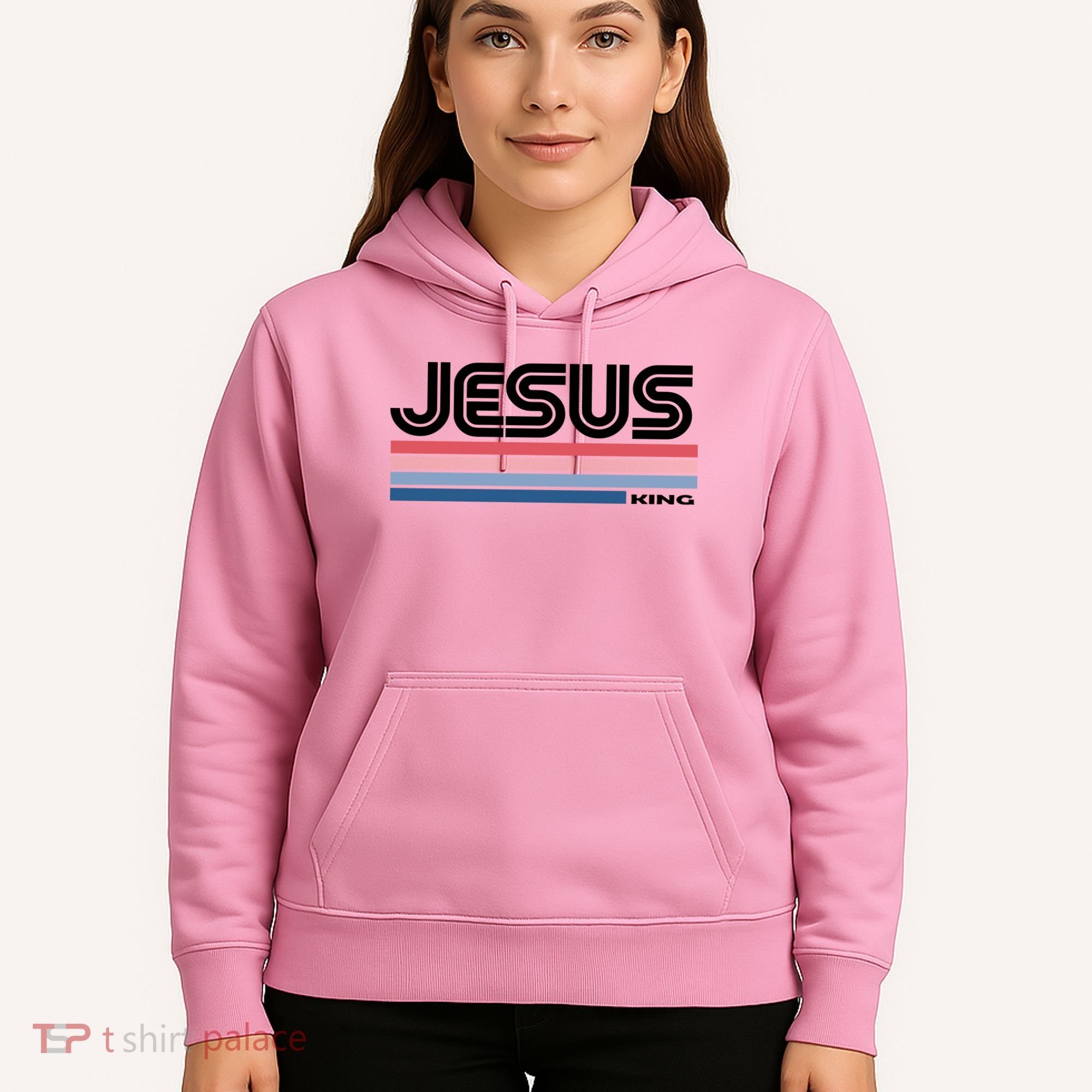 Retro Jesus King Hoodie