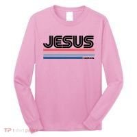 Retro Jesus King Long Sleeve Shirt thumb 0