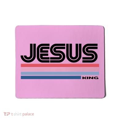Retro Jesus King Mousepad