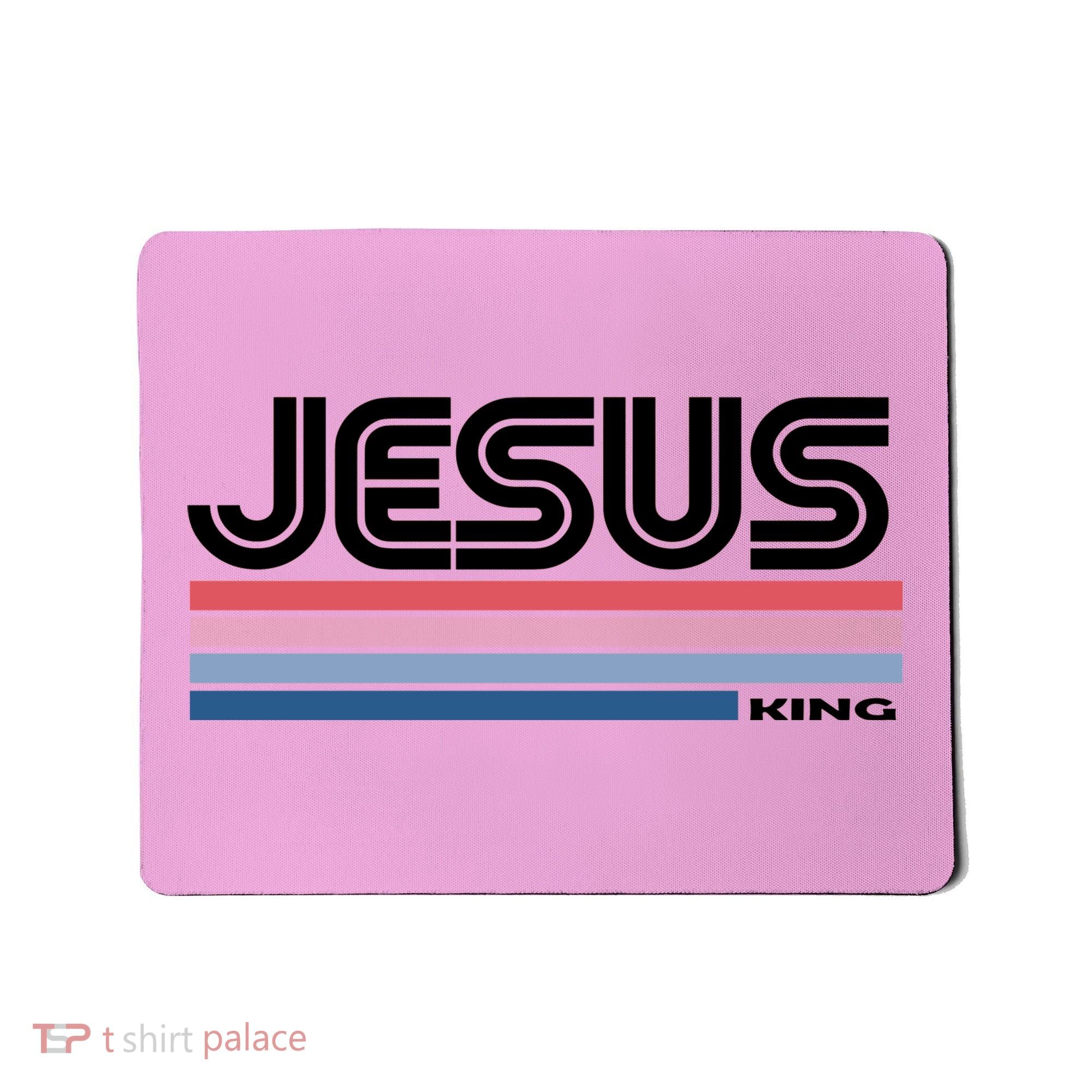 Retro Jesus King Mousepad