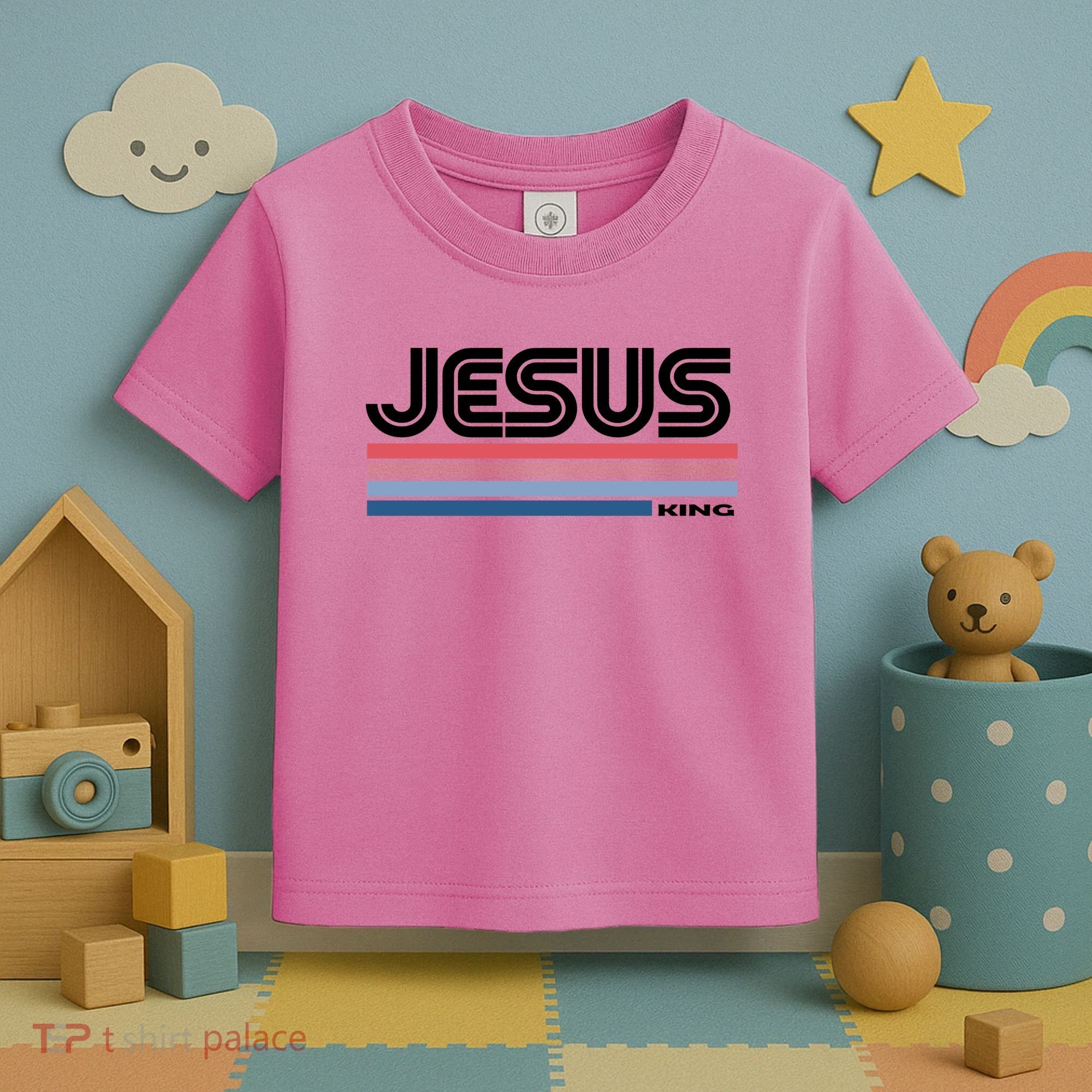 Retro Jesus King Toddler T-Shirt