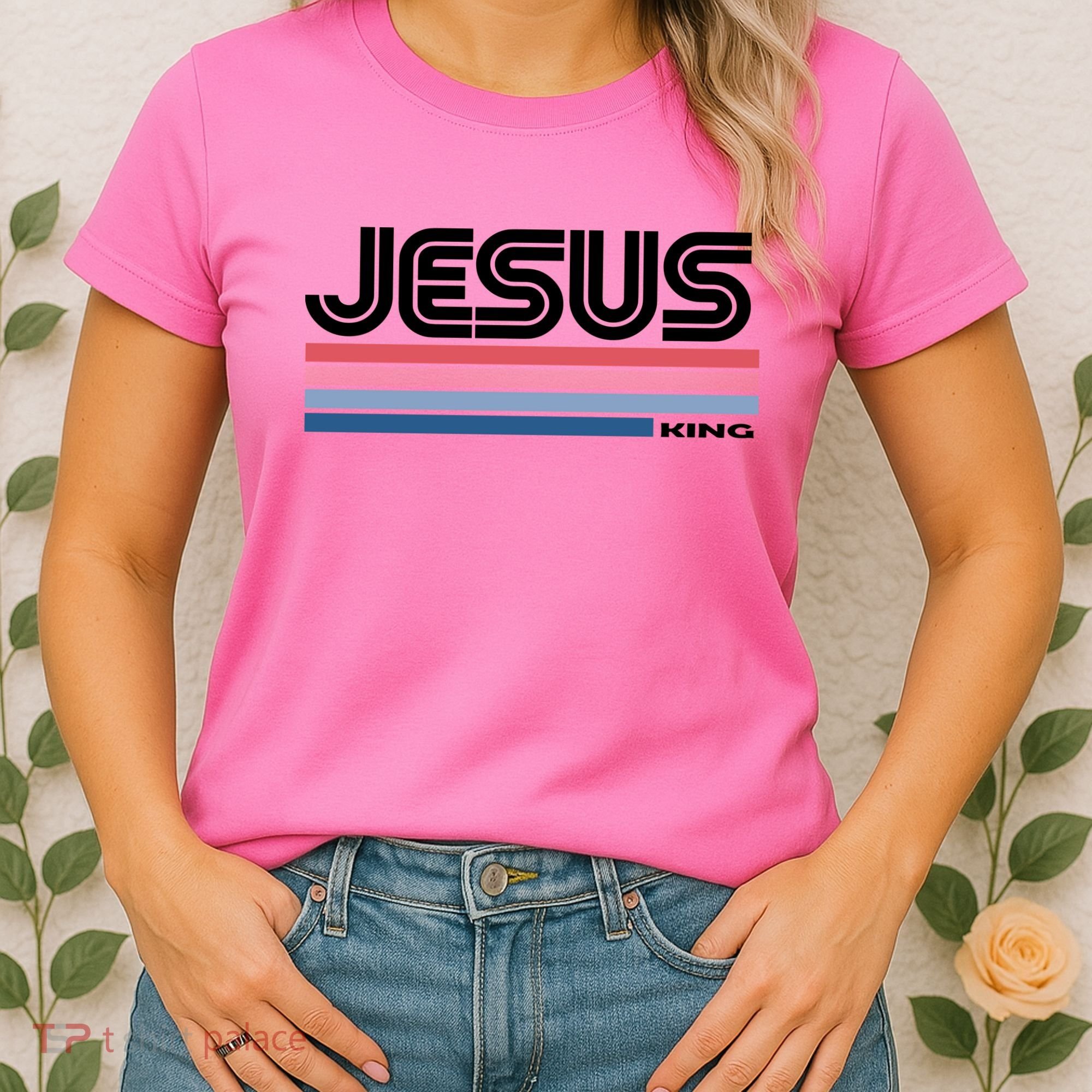 Retro Jesus King Women's T-Shirt