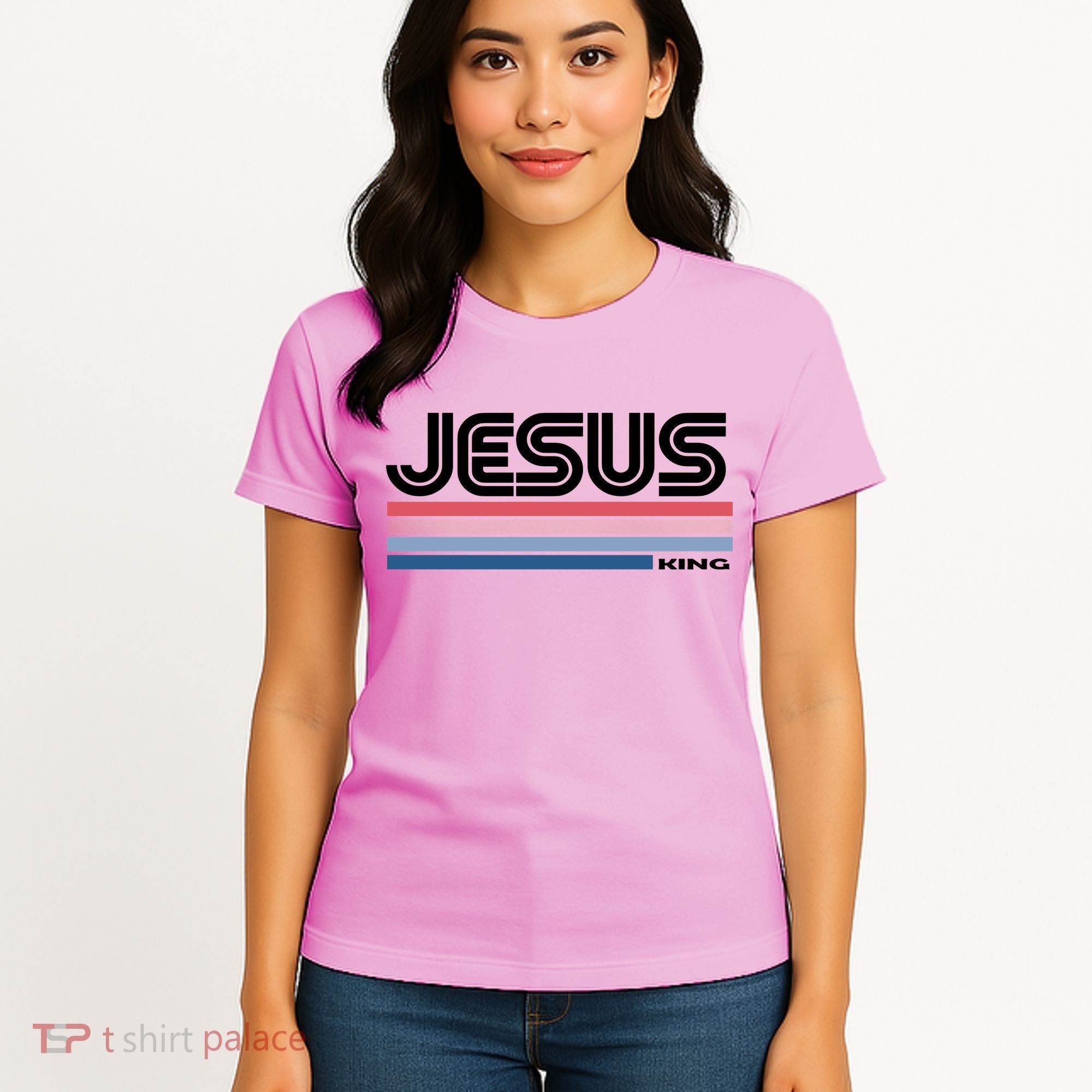 Retro Jesus King Women's T-Shirt