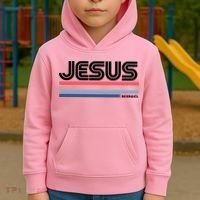 Retro Jesus King Kids Hoodie thumb 2
