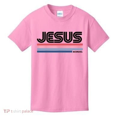 Retro Jesus King Kids T-Shirt