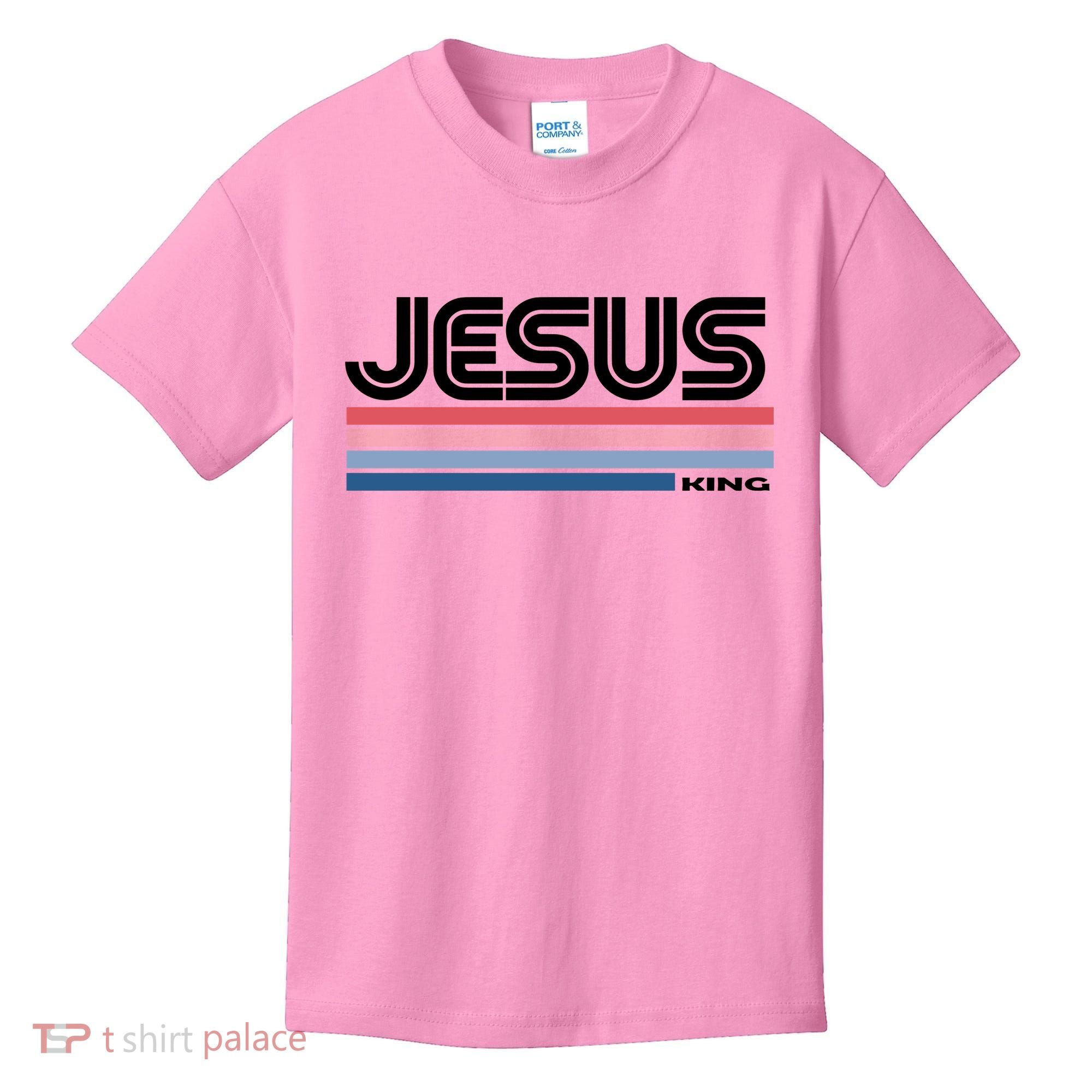 Retro Jesus King Kids T-Shirt