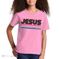 Retro Jesus King Kids T-Shirt thumb 2