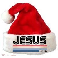 Retro Jesus King Santa Hat thumb 0