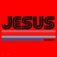 Retro Jesus King Santa Hat thumb 1