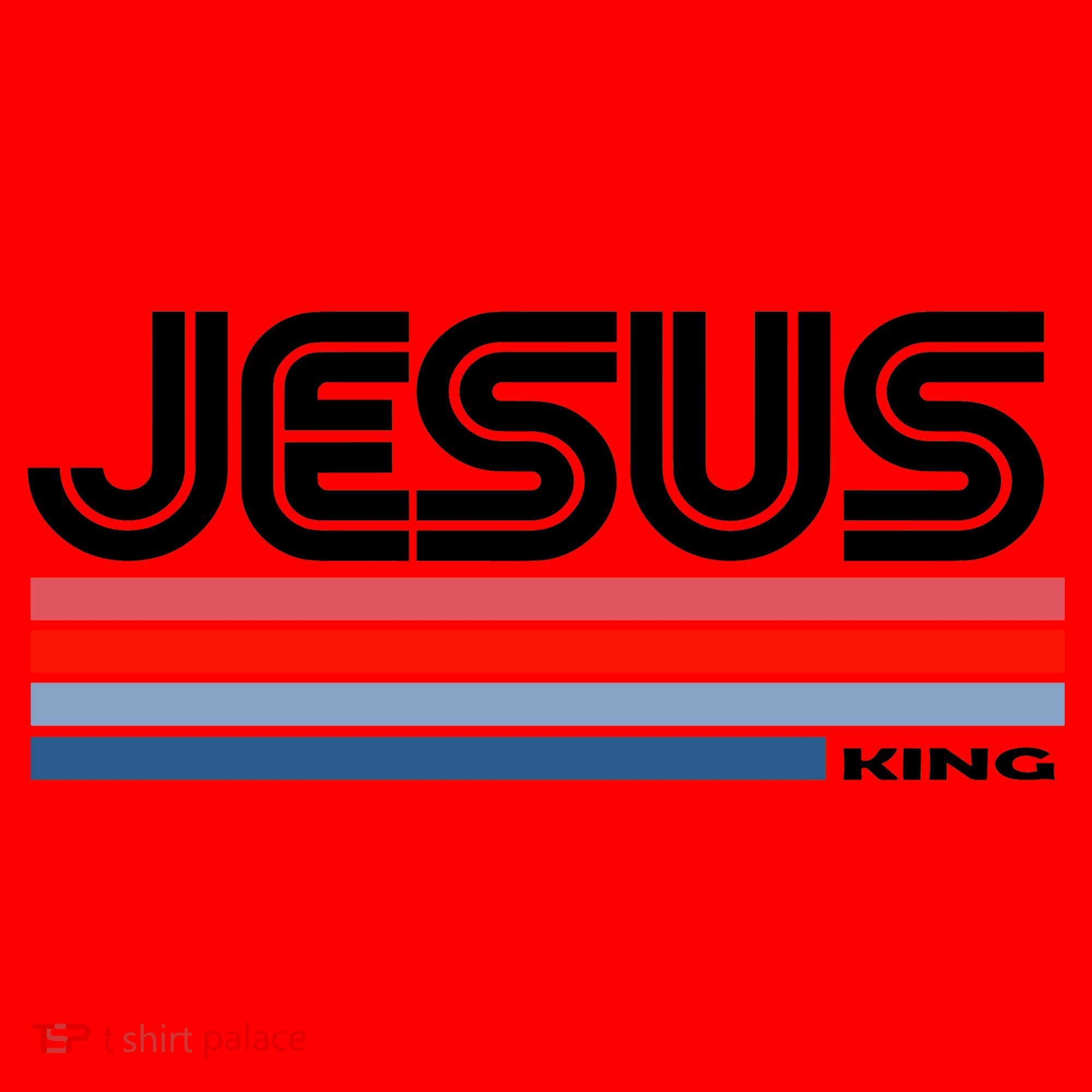 Retro Jesus King Santa Hat