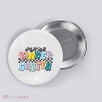 Retro Junior Kindergarten Button thumb 0