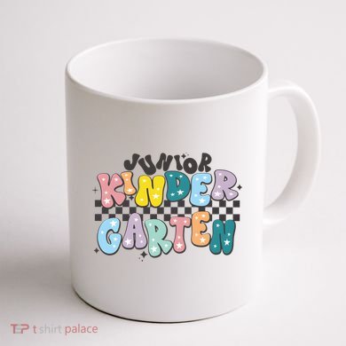 Retro Junior Kindergarten Coffee Mug back