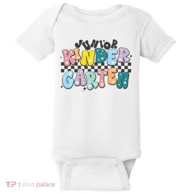 Retro Junior Kindergarten Baby Bodysuit