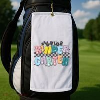 Retro Junior Kindergarten Golf Towel thumb 2