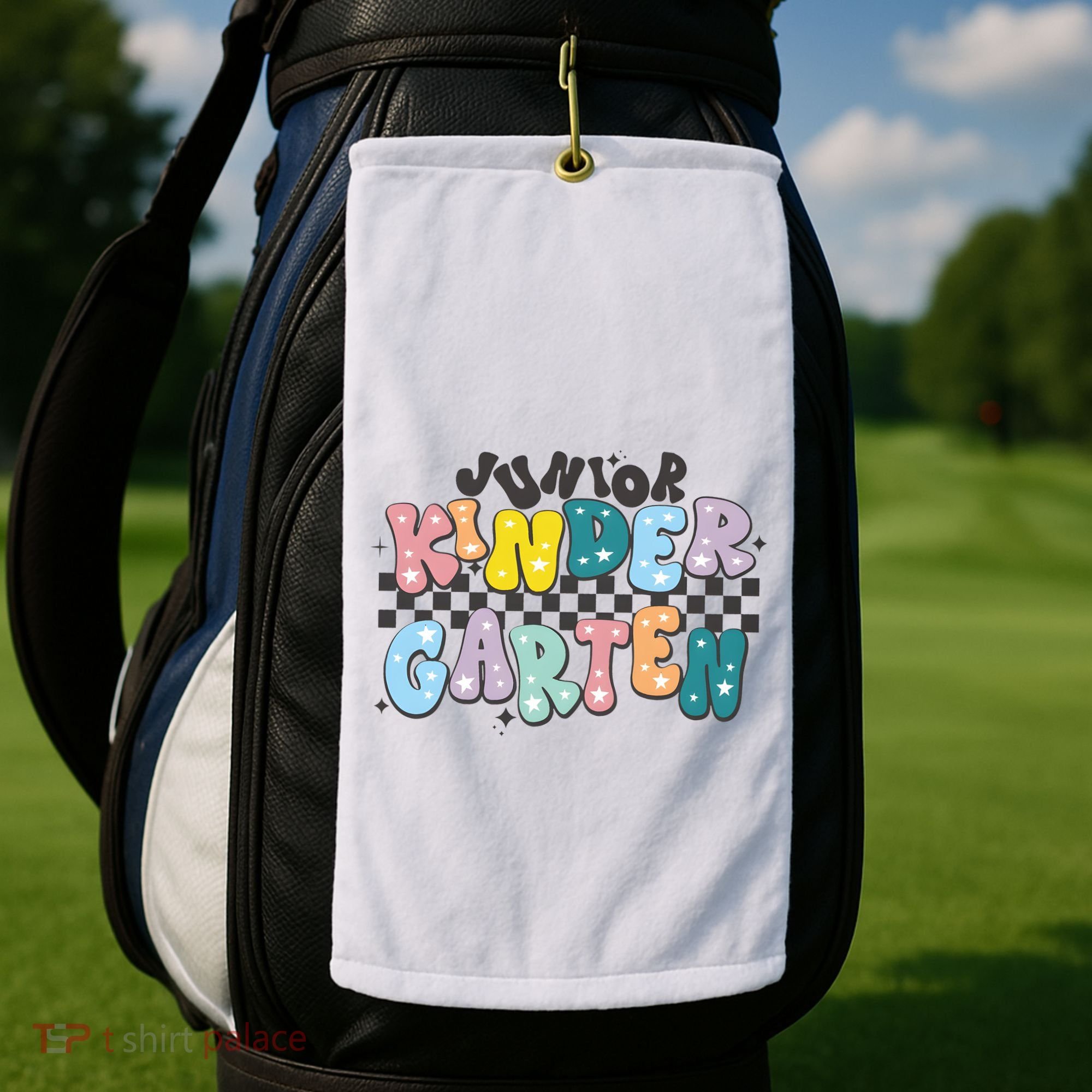 Retro Junior Kindergarten Golf Towel