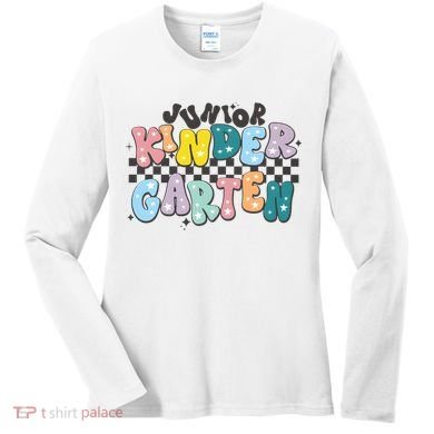 Retro Junior Kindergarten Women's Long Sleeve Shirt