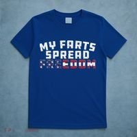 Redneck Joke My Farts Spread Freedom Sarcastic Country Gift T-Shirt thumb 5