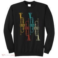 Retro Jazz Music Trumpeter Gifts Trumpet Sweatshirt thumb 0
