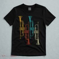 Retro Jazz Music Trumpeter Gifts Trumpet T-Shirt thumb 5