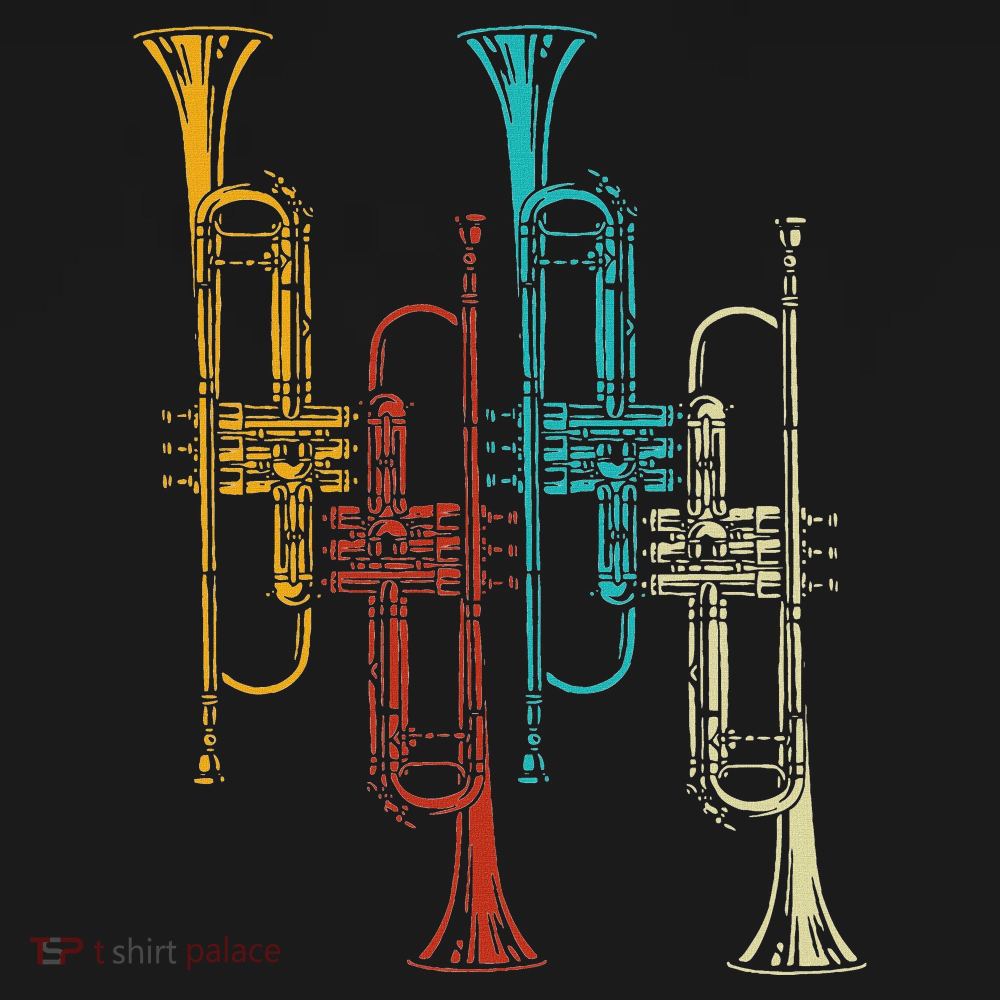 Retro Jazz Music Trumpeter Gifts Trumpet Women's Hoodie