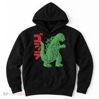 Retro Japanese Monster Movie Inspired Hoodie thumb 0