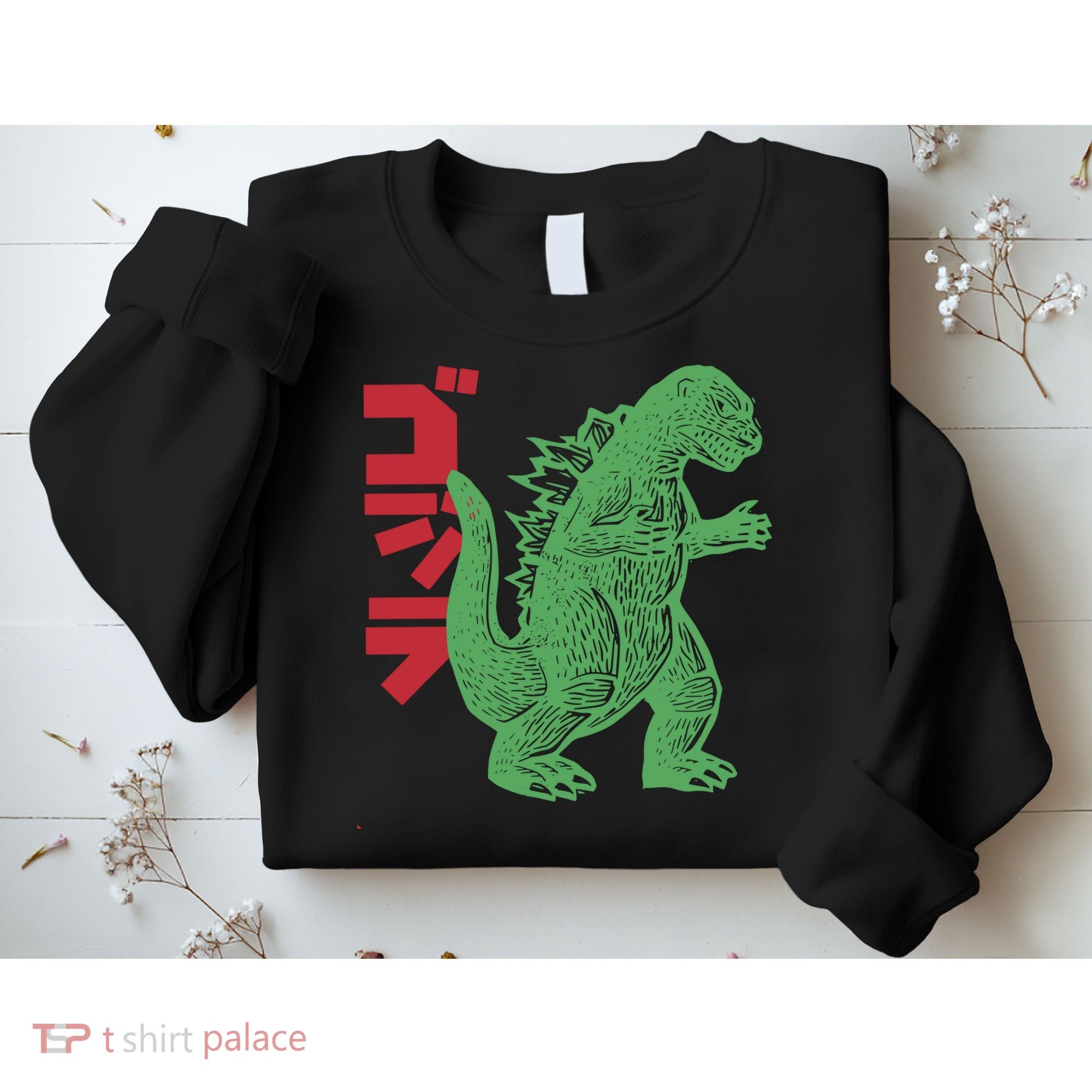 Retro Japanese Monster Movie Inspired Sweatshirt