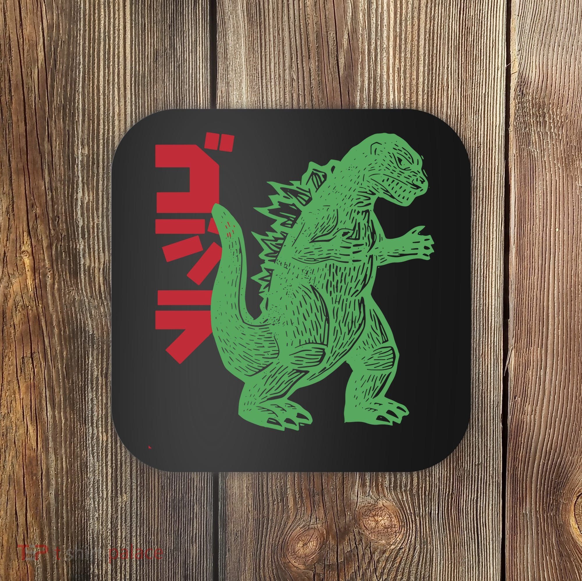 Retro Japanese Monster Movie Inspired Coaster
