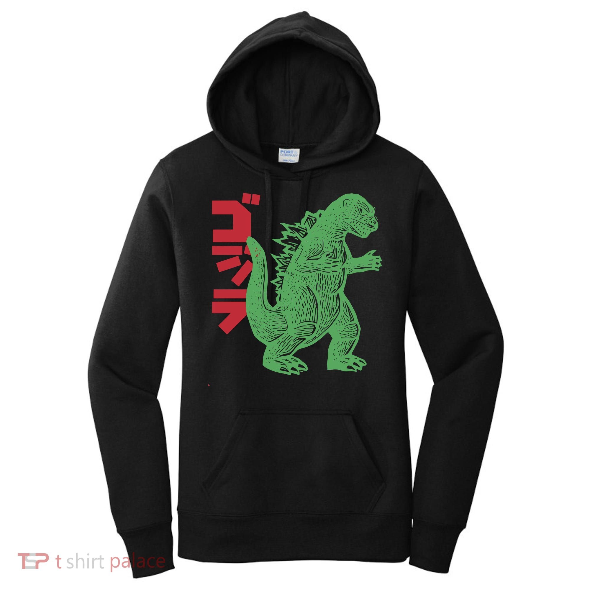 Retro Japanese Monster Movie Inspired Women's Hoodie