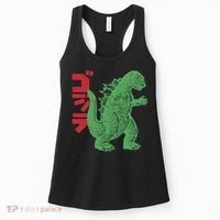 Retro Japanese Monster Movie Inspired Women's Tank Top thumb 0