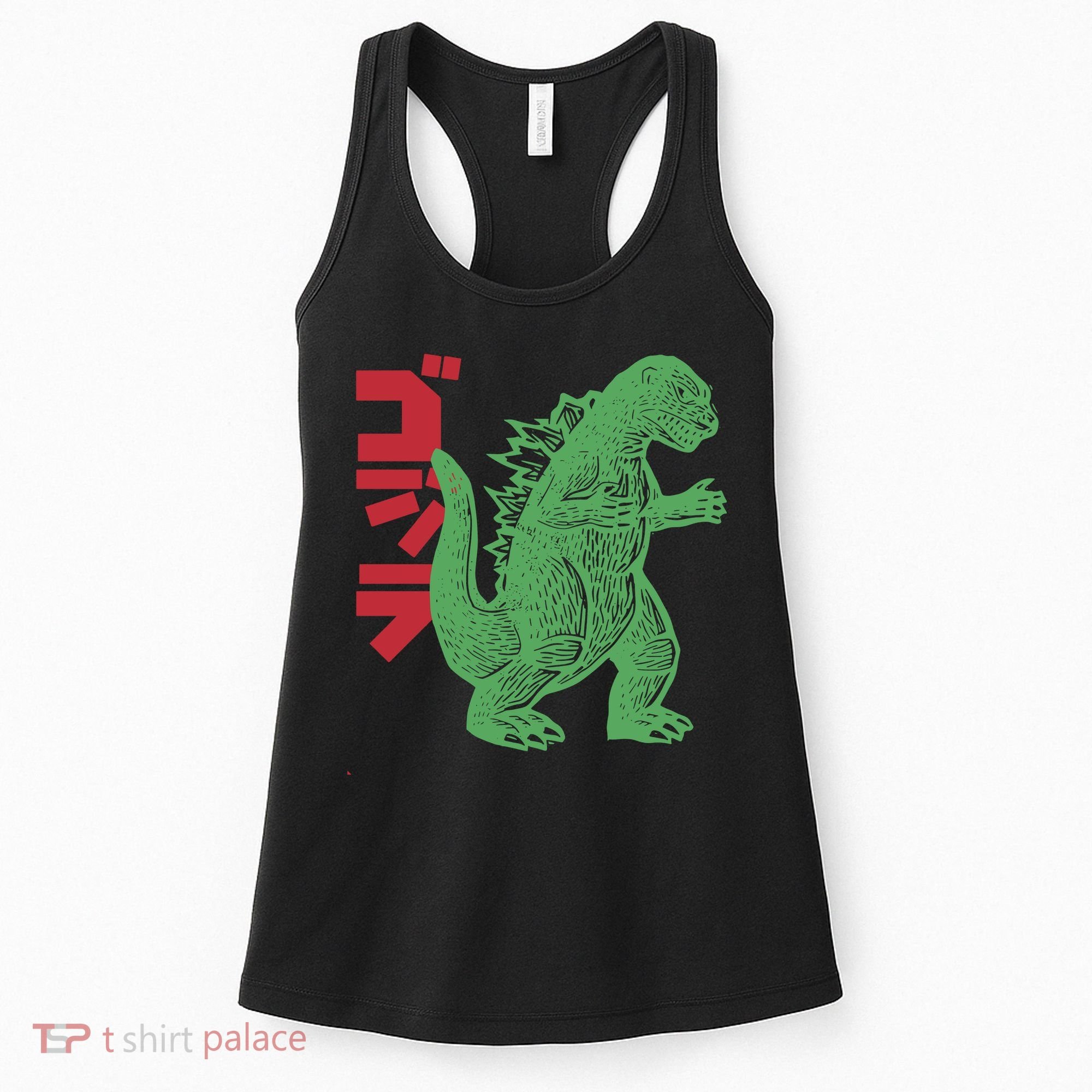 Retro Japanese Monster Movie Inspired Women's Tank Top