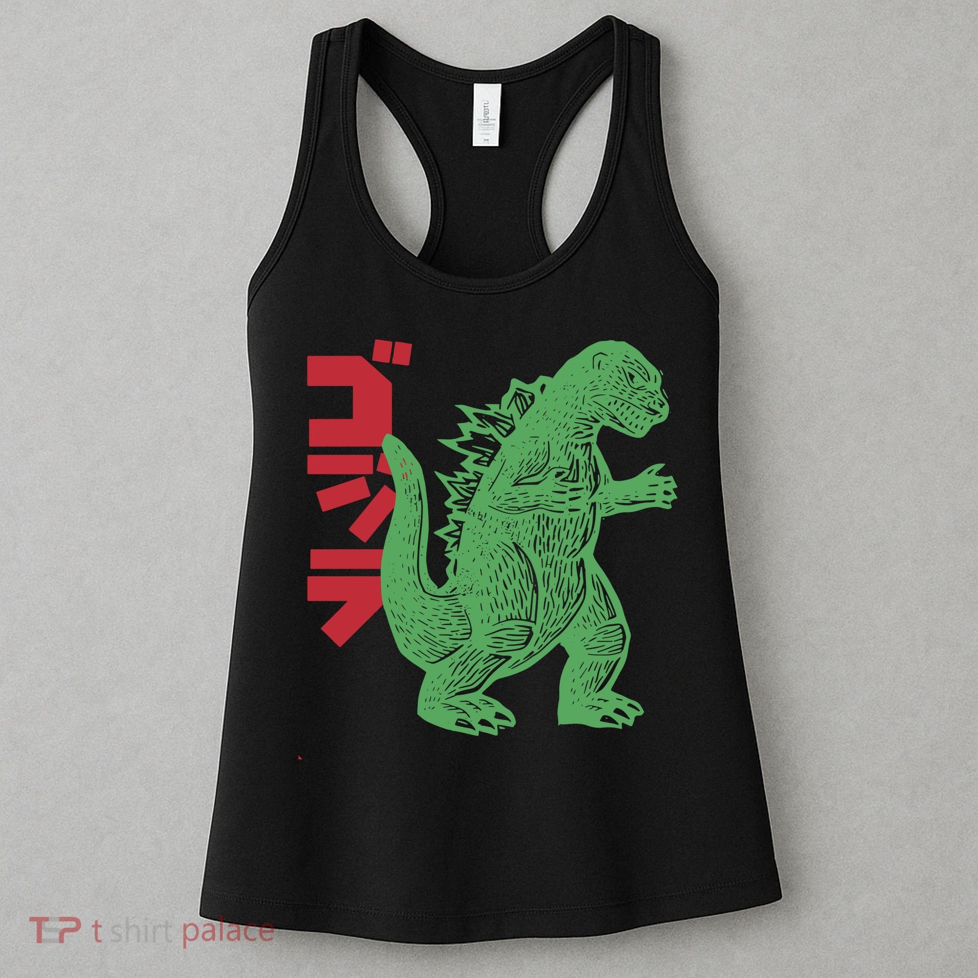Retro Japanese Monster Movie Inspired Women's Tank Top