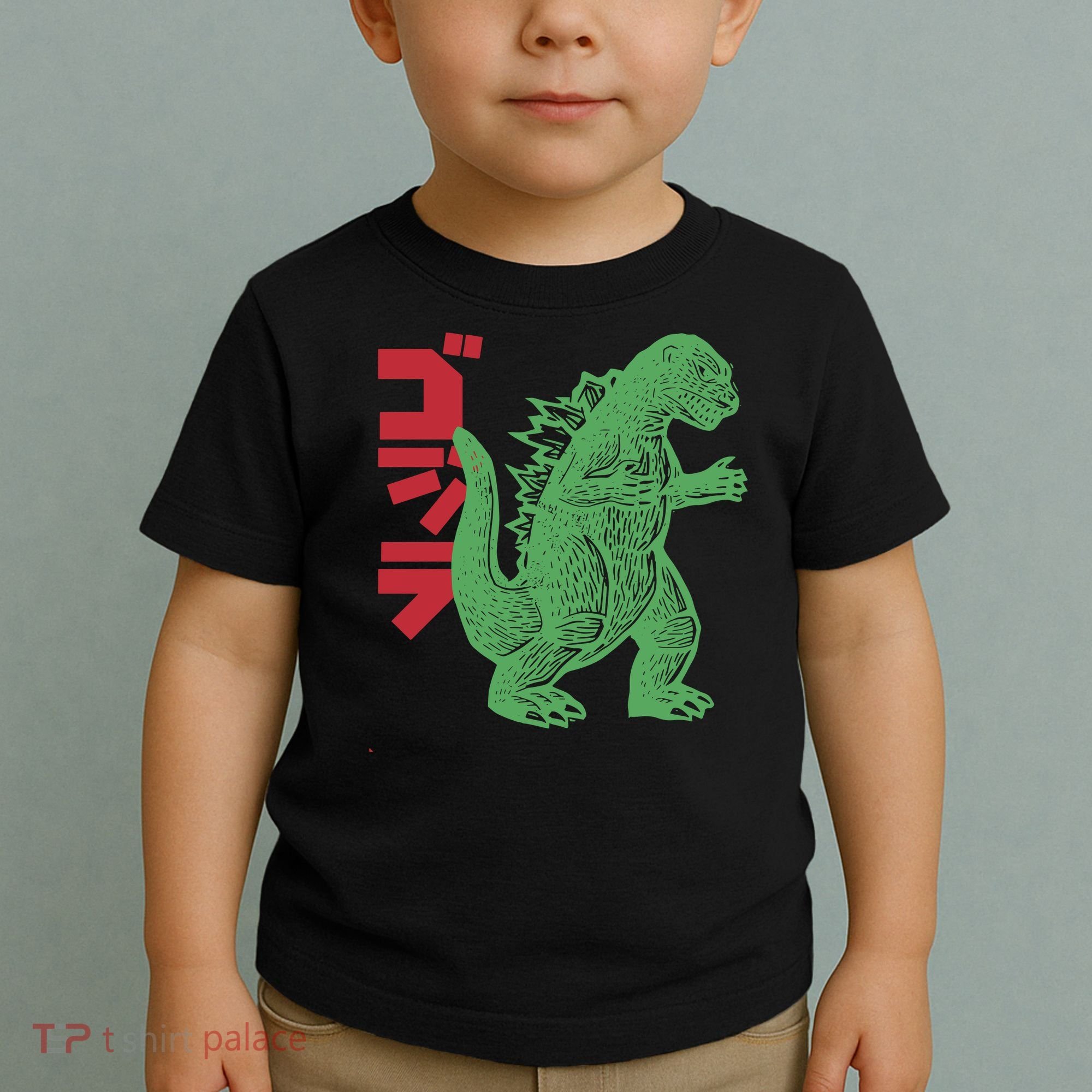 Retro Japanese Monster Movie Inspired Toddler T-Shirt