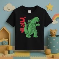 Retro Japanese Monster Movie Inspired Toddler T-Shirt thumb 3